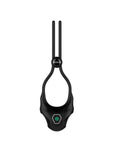 Nexus Forge Vibrating Adjustable Lasso Silicone Cock Ring Black Cock Rings Nexus