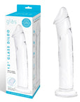 Glas 12Inch Glass Dildo With Veins And Flat Base Default Title Glass Glas
