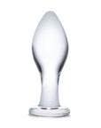 Glas 4Inch Butt Plug Clear Glass Glas