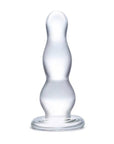 Glas 4Inch Glass Butt Plug Clear Glass Glas