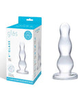 Glas 4Inch Glass Butt Plug Clear Default Title Glass Glas