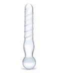 Glas 8Inch Joystick Dildo Clear Glass Glas