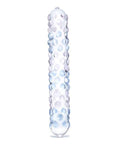 Glas 7Inch Rose Nubby Dildo Purple Glass Glas