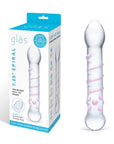 Glas 7.25Inch Spiral Staircase Full Tip Dildo Clear Default Title Glass Glas
