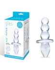 Glas 4.5Inch Titus Beaded Dildo Clear Default Title Glass Glas