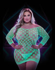 Lapdance Glow In The Dark Mini Dress 1 Q Dresses & Clubwear Lapdance