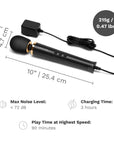 Le Wand Powerful Petite Plug In Black Wands Le Wand