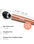 Le Wand Diecast Rechargeable Massager Rose Gold Wands Le Wand