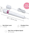 Le Wand Powerful Petite Plug In White Wands Le Wand