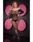 Lapdance Long Sleeve Lace Bodystocking Black Q Bodystockings Lapdance
