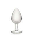 Me You Us Crystal Jewels Clear Large Butt Plug Me You Us