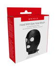 Me You Us Black Hood With Eyes Nose Mouth Default Title Masks, Blindfolds & Hoods Me You Us