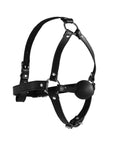 Ouch! Xtreme Head Harness With Solid Ball Gag Black Gags OUCH XTREME