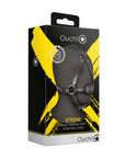 Ouch! Xtreme Head Harness With Solid Ball Gag Black Default Title Gags OUCH XTREME
