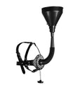 Ouch! XTreme Open Mouth Gag Head Harness With Funnel Black Gags OUCH XTREME
