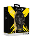 Ouch! Xtreme Mask With Blonde Ponytail Black Default Title Masks, Blindfolds & Hoods OUCH XTREME