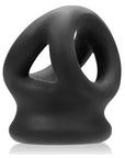 Oxballs Tri-Squeeze Cocksling Ballstretcher Black Cock Rings Oxballs