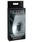 Fetish Fantasy Series Limited Edition Vibrating Silicone Nipple Teazers - Black Default Title Nipple Clamps Fetish Fantasy Series