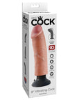 King Cock 8Inch Vibrating Cock - Light Default Title Dildos & Dongs King Cock