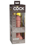 King Cock Elite 6Inch Vibrating Silicone Dual Density Cock - Light Default Title Dildos & Dongs King Cock