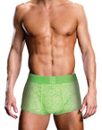 Prowler Neon Green Lace Trunk X Large - Adult Outlet