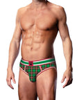 Prowler Tartan 2 Open Brief Medium Apparel for Men Prowler