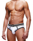 Prowler White/Black Open Brief Medium Apparel for Men Prowler