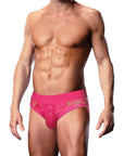 Prowler Pink Lace Brief Small Apparel for Men Prowler