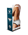 Prowler White Oversized Paw Brief Medium Default Title Apparel for Men Prowler