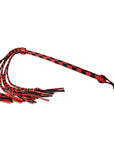 Prowler Red Long Handle Red And Black Flogger Crops Floggers & Paddles Prowler Red