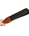 Prowler Red Leather And Wood Flapper Paddle Crops Floggers & Paddles Prowler Red