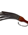 Prowler Red Leather And Wood Fringe Paddle Crops Floggers & Paddles Prowler Red