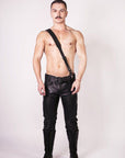 Prowler Red Sam Browne Belt Black Medium Default Title Apparel for Men Prowler Red