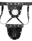 Prowler Red Leather Harness Jock Strap XLarge Default Title Apparel for Men Prowler Red