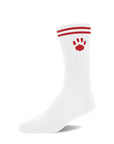 Prowler Red Crew Socks White Red Default Title Socks Prowler Red