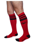 Prowler Red Football Sock Red/Black Socks Prowler Red