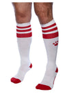 Prowler Red Football Sock White/Red Default Title Socks Prowler Red