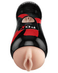 PDX Elite Vibrating Pussy Stroker - Light/Black Masturbators PDX Elite