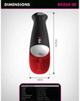 PDX Elite Fap-O-Matic Pro Masturbator XL White/Red Masturbators PDX Elite