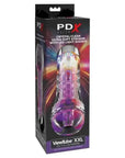 PDX Elite ViewTube XXL See Thru EZ Grip LED Stroker Clear