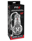 PDX Elite ViewTube Vac XXL Pump See Thru EZ Grip Pump Stroker Clear