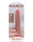 Shots RealRock Extra Long With Balls 14 Flesh Default Title Dildos & Dongs REALROCK