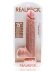 Shots RealRock Extra Long With Balls 15 Flesh Default Title Dildos & Dongs REALROCK