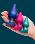 ROMP Luster Heart Butt Plug Set