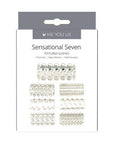 Me You Us Sensational Seven Textured Sleeves Transparent Small Default Title Penis Sleeves Me You Us