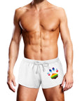 Prowler Swim Trunk White Oversized Paw Small Apparel for Men Prowler