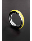 Shots Steel Cazzo Tensions Stainless Steel Cockring 1.6Inch Yellow