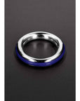 Shots Steel Cazzo Tensions Stainless Steel Cockring 2Inch Blue
