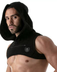 Paris Hoodie Harness Black - Size : XL - Adult Outlet