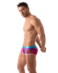 Floral Swim Trunk Pink - Size : M Default Title Apparel for Men TOF Paris